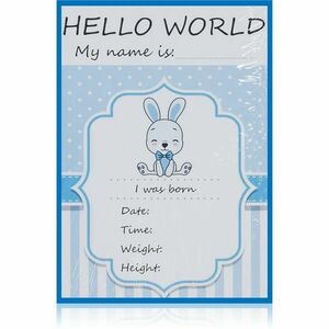 KidPro Milestone Cards Bunny For a Boy baba-mérföldkőkártyák kép