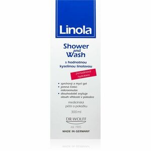 Linola Shower and Wash hipoallergén tusfürdő 300 ml kép