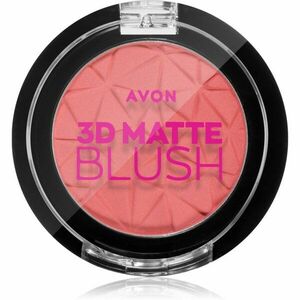 Avon 3D Matte arcpirosító matt hatással árnyalat Peach 3, 6 g kép