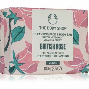 The Body Shop British Rose Szilárd szappan testre és arcra 100 g kép