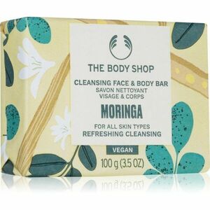 The Body Shop Moringa Szilárd szappan arcra és testre 100 g kép