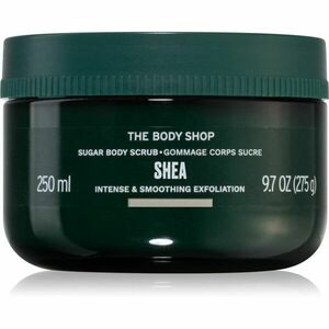 The Body Shop Shea cukros test peeling bambusszal 240 ml kép