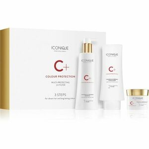 ICONIQUE Professional C+ Colour Protection 3 steps for vibrant hair and long lasting colour ajándékszett (festett hajra) kép