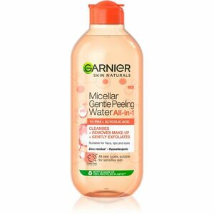Garnier Skin Naturals Micellar Gentle Peeling micellás víz peeling hatással 400 ml kép