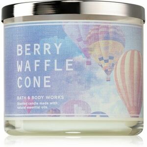Bath & Body Works Berry Waffle Cone illatgyertya I. 411 g kép