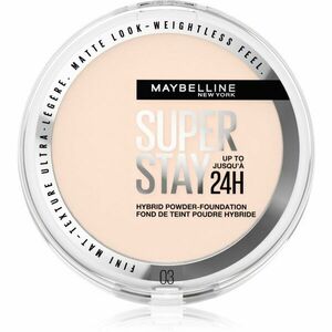 Maybelline SuperStay 24H Hybrid Powder-Foundation kompakt púderes alapozó matt hatásért árnyalat 03 9 g kép