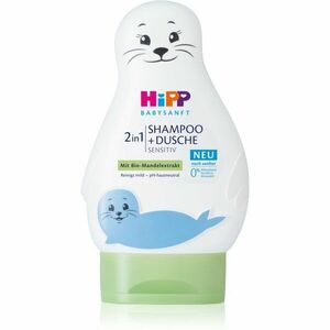 Hipp Babysanft Sensitive sampon gyermekeknek testre és hajra Seal 200 ml kép