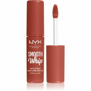 NYX Professional Makeup Smooth Whip Matte Lip Cream bársonyos rúzs kisimító hatással árnyalat 07 Pushin' Cushion 4 ml kép