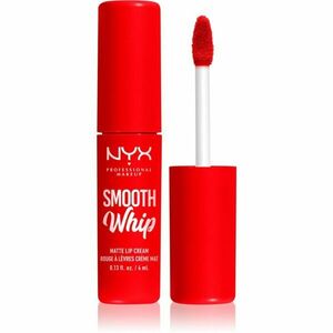 NYX Professional Makeup Smooth Whip Matte Lip Cream bársonyos rúzs kisimító hatással árnyalat 12 Icing On Top 4 ml kép