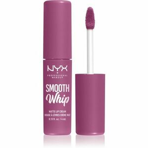NYX Professional Makeup Smooth Whip Matte Lip Cream bársonyos rúzs kisimító hatással árnyalat 19 Snuggle Sesh 4 ml kép