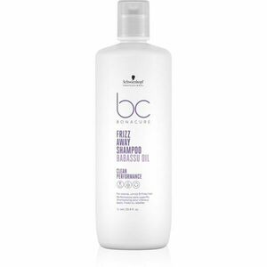 Schwarzkopf Professional BC Bonacure Frizz Away Shampoo sampon a rakoncátlan és töredezett hajra 1000 ml kép
