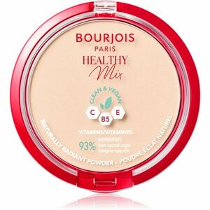 Bourjois Healthy Mix mattító púder a ragyogó bőrért árnyalat 01 Ivory 10 g kép