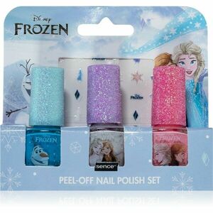 Disney Frozen Peel-off Nail Polish Set körömlakk szett gyermekeknek Blue, White, Pink 3x5 ml kép