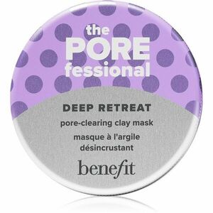 Benefit The POREfessional Deep Retreat Mini tisztító agyagos arcmaszk a kitágult pórusokra 30 ml kép