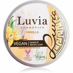 Luvia Cosmetics Brush Soap tisztító szappan kozmetikai ecsetekre illattal Vanilla 100 g kép