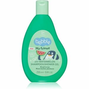 Bebble Strawberry Shampoo & Shower Gel Watermelon sampon és tusfürdő gél 2 in 1 gyermekeknek 250 ml kép
