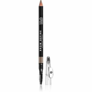 MUA Makeup Academy Brow Define tartós szemöldök ceruza kefével árnyalat Fair 1, 2 g kép