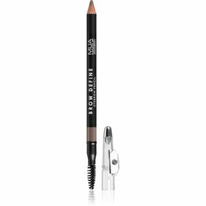 MUA Makeup Academy Brow Define tartós szemöldök ceruza kefével árnyalat Light Brown 1, 2 g kép