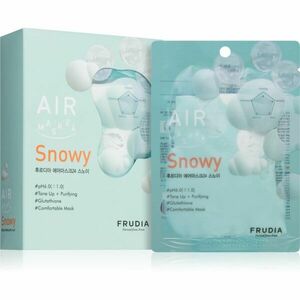 Frudia AIR Snowy arcmaszk egységesíti a bőrszín tónusait 10x25 ml kép