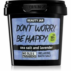 Beauty Jar Don't Worry, Be Happy relaxáló fürdősó levendula illatú 150 g kép