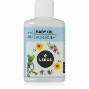 Leros BIO Baby oil wild thyme & marigold masszázsolaj a gyermek bőrre 100 ml kép