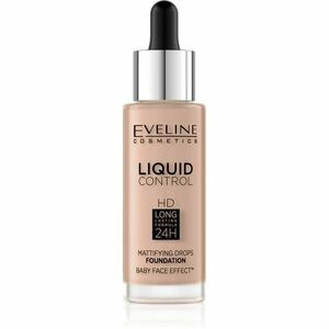 Eveline Cosmetics Liquid Control folyékony make-up pipettával árnyalat 025 Light Rose 32 ml kép