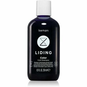 Kemon Liding Color Cold Shampoo sampon a sárga tónusok neutralizálására 250 ml kép