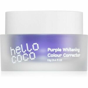 Hello Coco Purple Whitening Colour Corrector por fehérítéshez és foltok eltávolításához 12 g kép