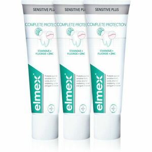Elmex Sensitive Plus Complete Protection erősítő fogkrém 3x75 ml kép