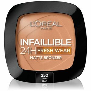 L’Oréal Paris Infaillible Fresh Wear 24h bronzosító matt hatással árnyalat 250 Light 9 g kép