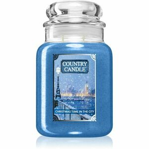 Country Candle Christmas Time In The City illatgyertya 680 g kép