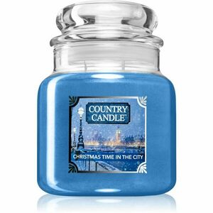 Country Candle Christmas Time In The City illatgyertya 453 g kép