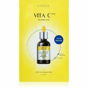 Missha Vita C Plus fehérítő gézmaszk C vitamin 27 g kép