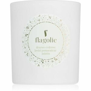 Flagolie White Label Cedar Tree, Orange Blossom, Jasmine illatgyertya 150 g kép