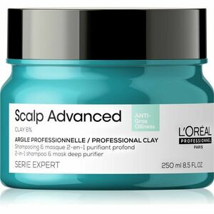 L’Oréal Professionnel Serie Expert Scalp Advanced 2 az 1-ben sampon és pakolás zsíros hajra és fejbőrre 250 ml kép