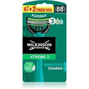 Wilkinson Sword Xtreme 3 Sensitive Comfort eldobható borotvák uraknak 8 db kép
