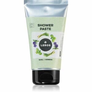 Leros Shower paste basil & verbena természetes paszta a táplálásért és hidratálásért 130 ml kép