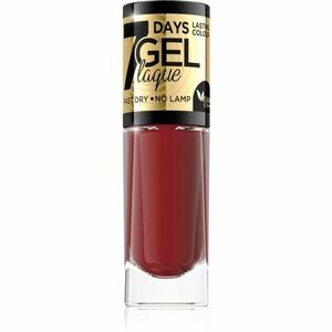 Eveline Cosmetics 7 Days Gel Laque Nail Enamel géles körömlakk UV/LED lámpa használata nélkül árnyalat 55 8 ml kép