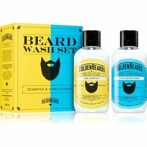 Golden Beards Beard Wash Set sampon és kondicionáló szakállra kép