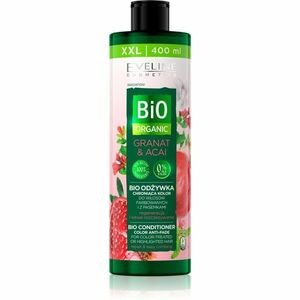 Eveline Cosmetics Bio Organic Granat & Acai regeneráló kondicionáló festett vagy melírozott hajra 400 ml kép