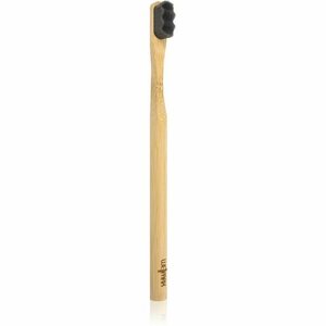 WellMax Bamboo Toothbrush 10x more microfiber bristles bambuszos fogkefe 1 db kép