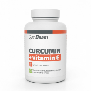 Kurkumin + E-vitamin - GymBeam kép