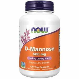 D-mannóz 500 mg – NOW Foods kép