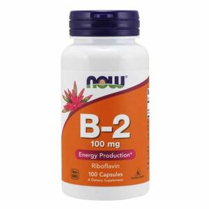 B-2 Vitamin 100 mg - NOW Foods kép