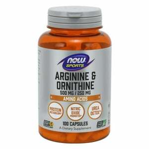 Arginin & Ornitin - NOW Foods kép