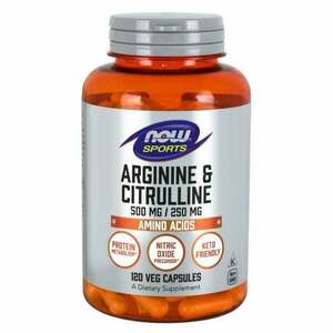 Arginin & Citrullin – NOW Foods kép