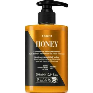 Féltartós Toner - Toner Honey Black Professional, árnyalata Szőke, 300 ml kép