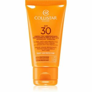 Collistar Special Perfect Tan Global Anti-Age Protection Tanning Face Cream napozó krém a bőr öregedése ellen SPF 30 50 ml kép