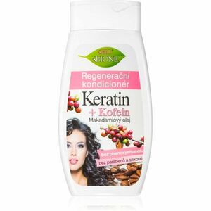 Bione Cosmetics Keratin + Kofein regeneráló kondicionáló hajra 260 ml kép