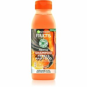 Garnier Fructis Papaya Hair Food regeneráló sampon a károsult hajra 350 ml kép